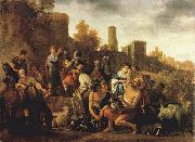MOEYAERT, Claes Cornelisz. Moses Ordering the Slaughter of the Midianitic ag Sweden oil painting artist